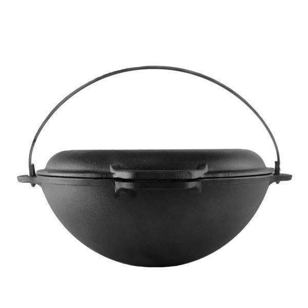 Казан чавунний азійський з кришкою-сковородою ТМ BRIZOLL 8 л 1862368174 фото