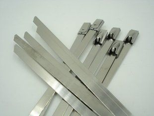 Стяжка (хомут) кабельна металева 12*500 мм (100 шт.) 1417894710 фото
