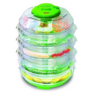 Электросушилка для фруктов Saturn ST-FP0113-10 Green мощность 350 Вт 10 секций 1255498119 фото