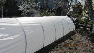 Парник з агроволокна фірми Agreen щільність 42, 10 м 871603743 фото