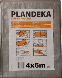 Тент посилений 160 г/м2 3х4 м Plandeka Super Mocna. Міцний брезент для сільськогосподарського призначення. 2643752219 фото