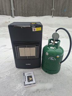 Газовий інфрачервоний обігрівач Zilan FLORIA ZLN8458D (Black Edition) балон 25л редуктор шланг 2900783764 фото